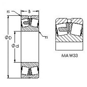 Spherical Roller Bearings 22310MAC4F80W33 AST