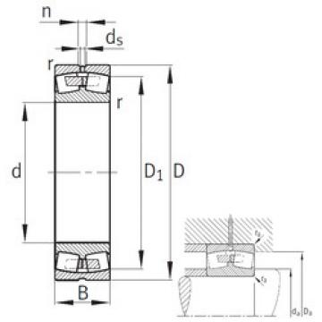 spherical roller bearing axial load 24152-B FAG