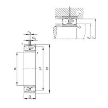 spherical roller bearing axial load 240/500-E1A-MB1 FAG