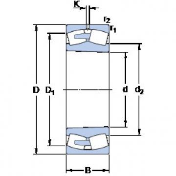 spherical roller bearing axial load 248/1120 CAK30FA/W20 SKF