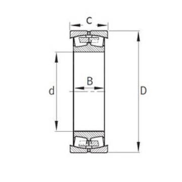 spherical roller bearing axial load 540626AA.J30NF FAG