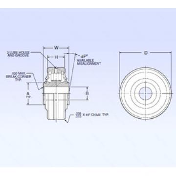 spherical roller bearing axial load ASR10-3A NMB