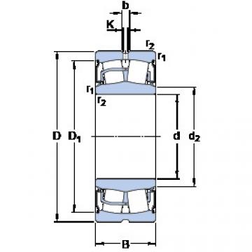 spherical roller bearing axial load BS2-2212-2RS/VT143 SKF