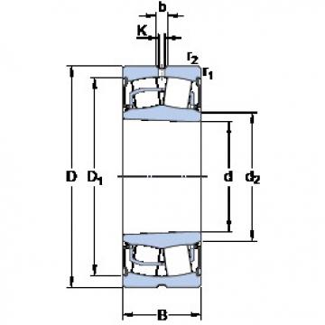 spherical roller bearing axial load BS2-2210-2RSK/VT143 SKF