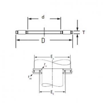 needle roller thrust bearing catalog AXK100135 Timken