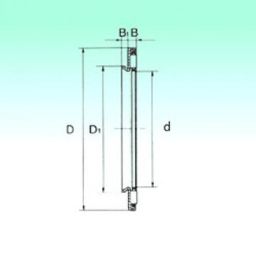 needle roller thrust bearing catalog AXW 45 NBS