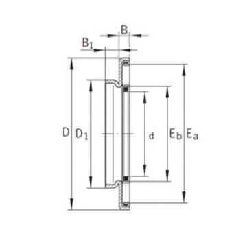 needle roller thrust bearing catalog AXW12 INA