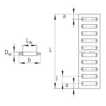 needle roller thrust bearing catalog BF5015 INA