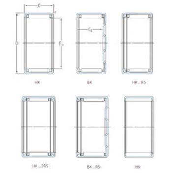 needle roller thrust bearing catalog BK0509 SKF