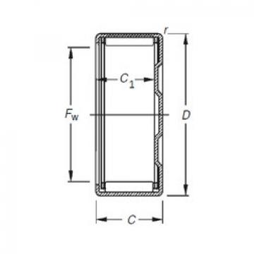 needle roller thrust bearing catalog BK0509 Timken