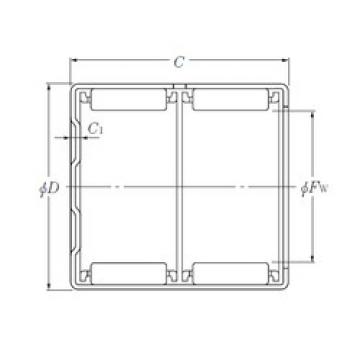 needle roller thrust bearing catalog BK1522ZWD NTN