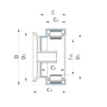 needle roller thrust bearing catalog F-207727.3 INA