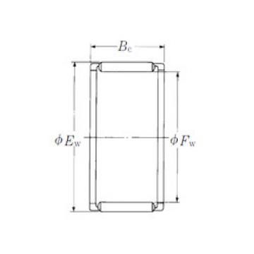 needle roller thrust bearing catalog FWF-101410 NSK