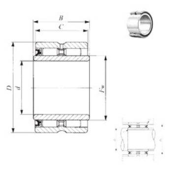 needle roller thrust bearing catalog GBRI 446828 U IKO