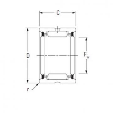 needle roller thrust bearing catalog HJ-364828,2RS KOYO