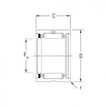 needle roller thrust bearing catalog HJ-101816RS KOYO