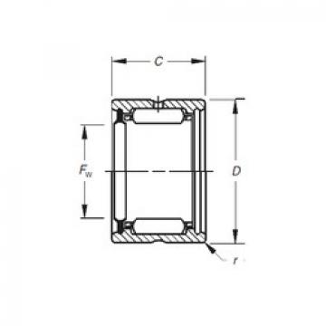 needle roller thrust bearing catalog HJ-182620RS Timken