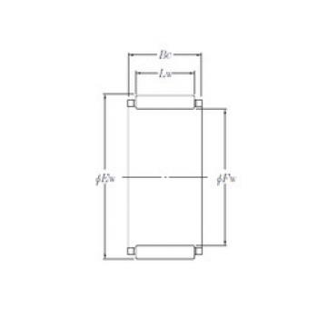 needle roller bearing sleeve KBK12×15×16.6 NTN