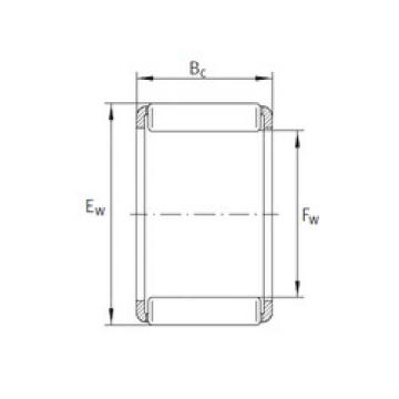 needle roller bearing sleeve KZK 18x24x12 INA