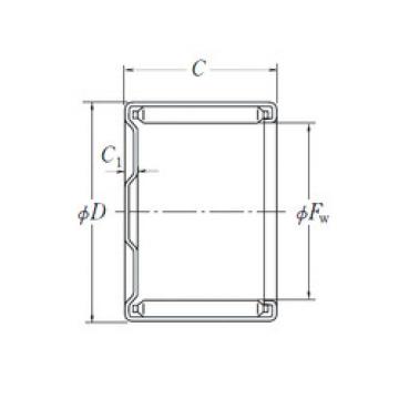 needle roller bearing sleeve MF-1412 NSK