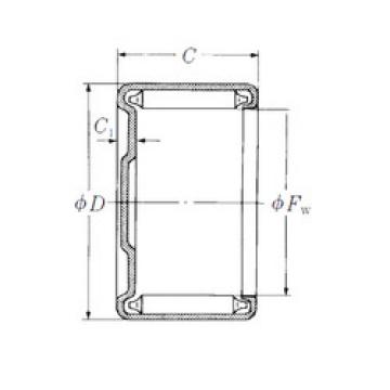 needle roller bearing sleeve MF-2812 NSK