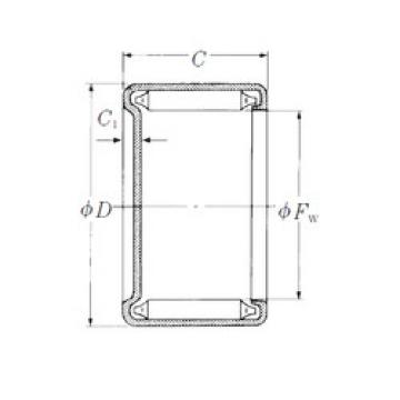 needle roller bearing sleeve MF-810 NSK