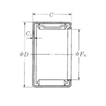 needle roller bearing sleeve MFJ-3512 NSK