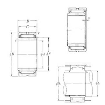 needle roller bearing sleeve MR11614648+MI-9611648 NTN