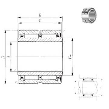 needle roller bearing sleeve NA 6908U IKO