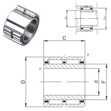 needle roller bearing sleeve NA 6908 JNS