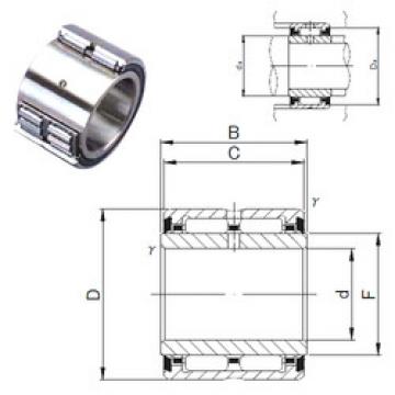 needle roller bearing sleeve NA 6907UU JNS