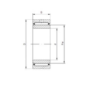 needle roller bearing sleeve NA4004 V ISO