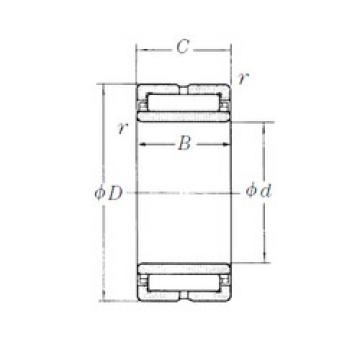 needle roller bearing sleeve NA4822 NSK