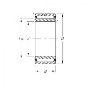 Needle Roller Bearing Manufacture NKJ10/16 Timken