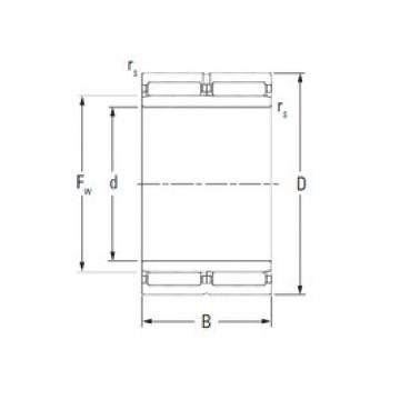 needle roller bearing sleeve NA6909 KOYO