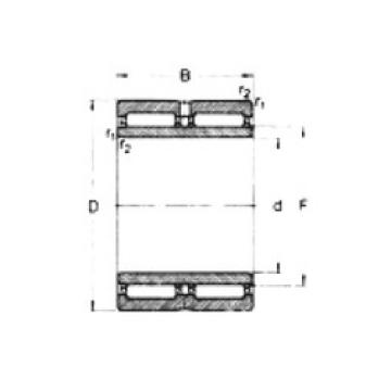 needle roller bearing sleeve NA6906-2RS CRAFT