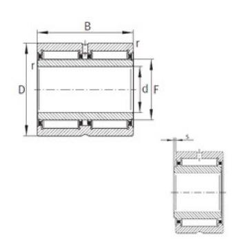 needle roller bearing sleeve NA6909-ZW-XL INA