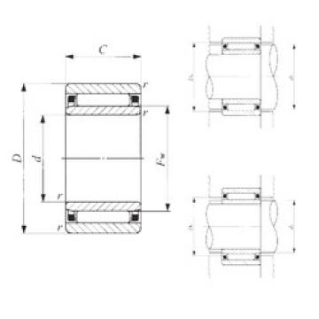 needle roller bearing sleeve NAF 122413 IKO