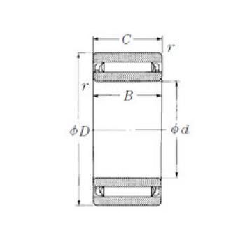 needle roller bearing sleeve NAF102612 NSK