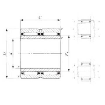 needle roller bearing sleeve NAFW 173026 IKO