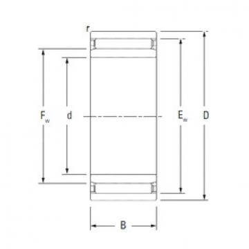 needle roller bearing sleeve NAO10X26X12 KOYO