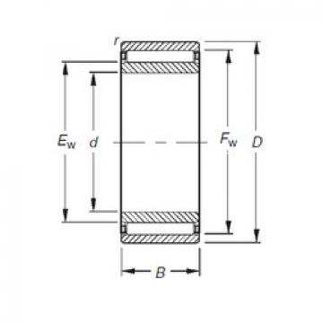 needle roller bearing sleeve NAO15X28X26 Timken