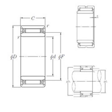 needle roller bearing sleeve NK12/16+IR9×12×16 NTN