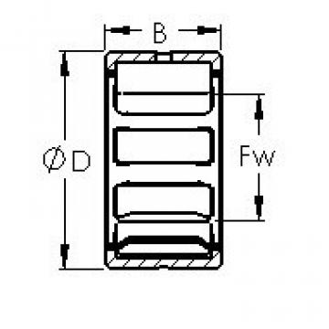 needle roller bearing sleeve NK10/12TN AST