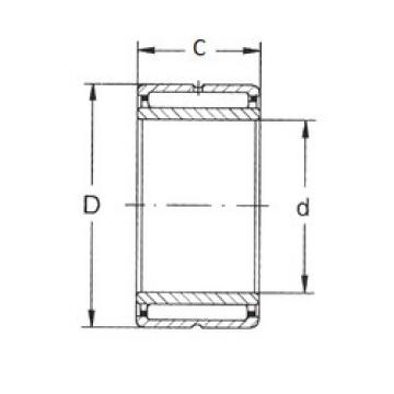 needle roller bearing sleeve NKI 10/16 FBJ