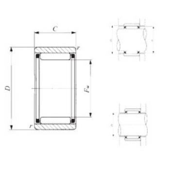 Needle Roller Bearing Manufacture RNAF 10012030 IKO