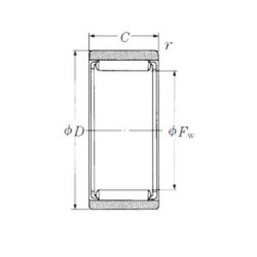 Needle Roller Bearing Manufacture RNAF455517 NSK