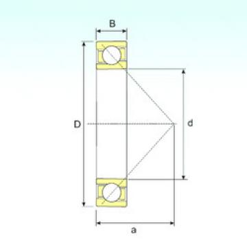 angular contact ball bearing installation 7272 B ISB