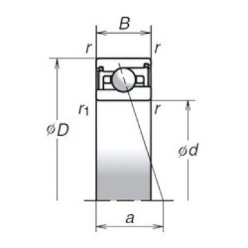 Angular Contact Ball Bearings 75BER29XV1V NSK