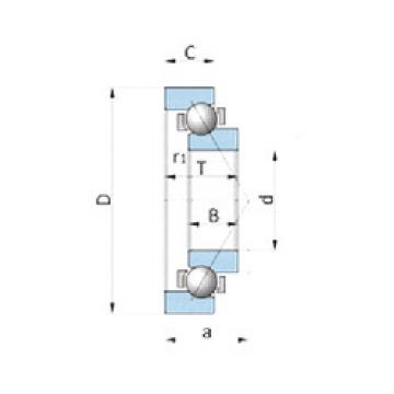 angular contact ball bearing installation AC4629 KOYO